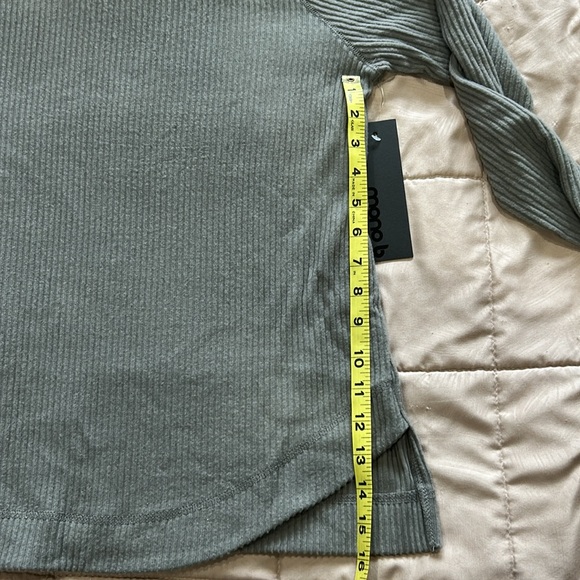 NWT Mono B ribbed pullover - Picture 8 of 11